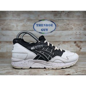ASICS SIZE 7.5 GEL-LYTE V BLACK / WHITE SPECKLED